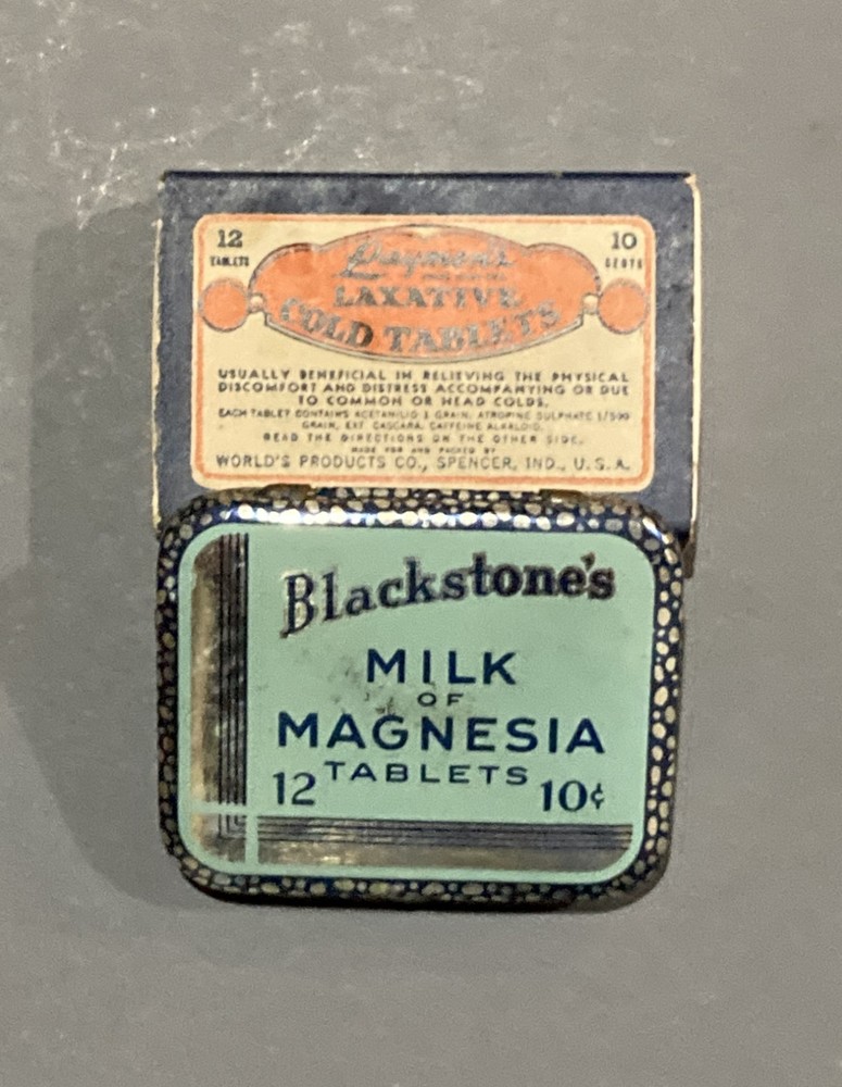 Vintage 1940’s Medical Tablets in Original Box – Lot of 2