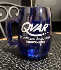 Qvar (Inhalation Aerosol) Pharmaceutical Drug Rep Collectibles Mug
