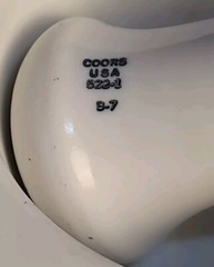 Vintage COORS Mortar & Pestle, Ceramic, excellent