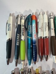 Lot of 24 Various Drug Rep Ink Pens Pharmaceutical Promo Medical Advertising
