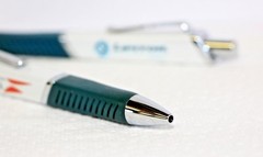 Drug Rep Pens 3 Heavy Metal Lipitor / Caduet New in Sleeve Blue Ink