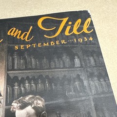Tile And Till Magazine Eli Lilly And Company September 1934 Indianapolis Indiana