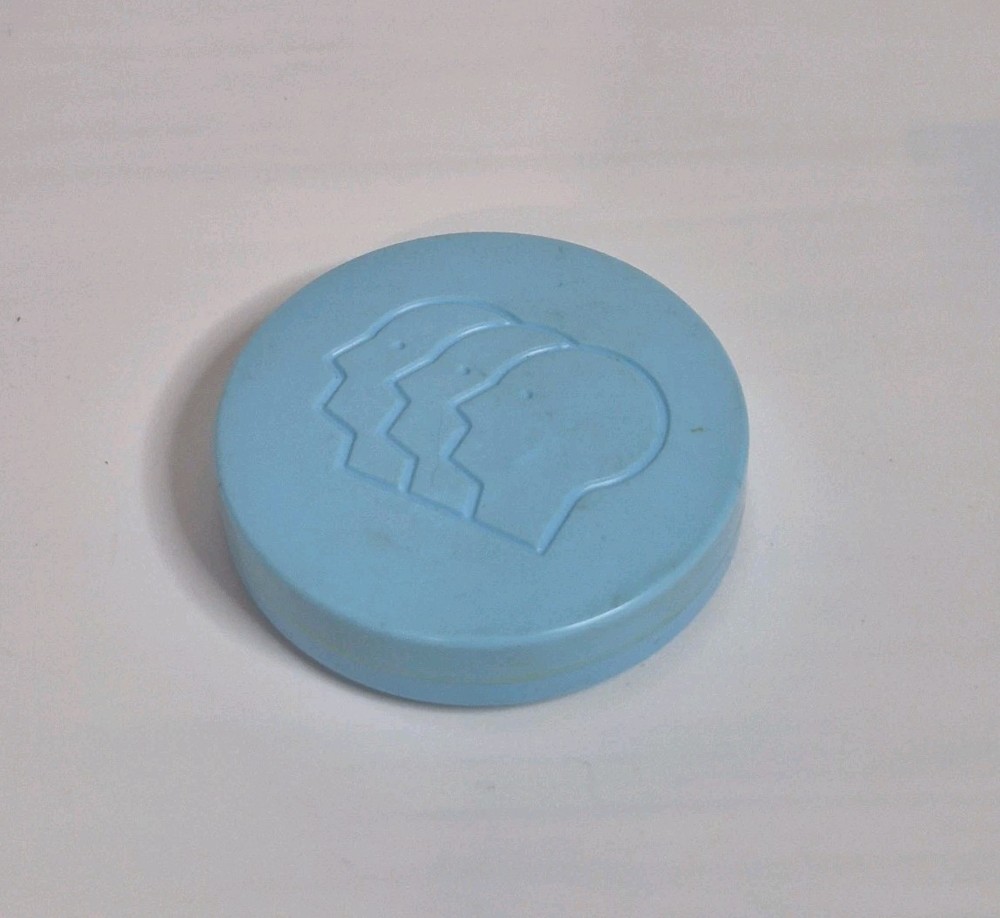 Vintage Fioricet Tablets Pill Box Container Plastic Screw Top Pharmaceutical