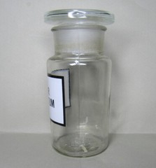 Vintage Medical Science Glass Bottle,Germany,SULFUR DEPURATUM
