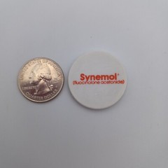 Vintage Synemol Fridge Magnet Fluocinolone Acetonide Medical Advertising Promo