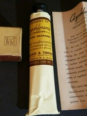 Vintage Wallace & Tiernan „Ointment of Azochloramid“ Tube With Box Drug Pharma
