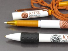 Rare Kytril PENS Sundial Lanyard & BIC Drug Rep Pharmaceutical Promo Lot of 2