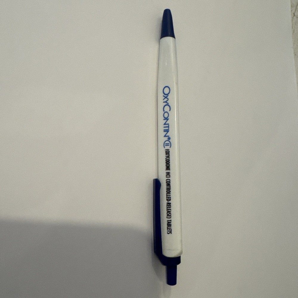 Bic Pen OxyContin OxyIR Purdue Pharma Drug Rep Oxycodone Partners Against Pain