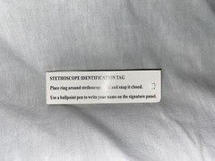 Cipro – Vintage Pharmaceutical Promotional Merchandise Stethoscope Name Tags
