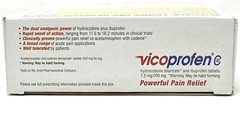 Vintage Rare Vicodin Vicoprofen hydrocodone desk clock – Tested And Working NOS