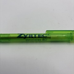 Twister Trans GT Ball Pen Promotional ZYRTEC Cetirizine Marketing Promo Green