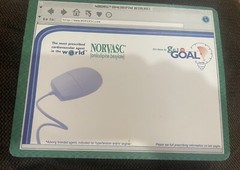 NORVASC-Pfizer pharmaceutical-drug promo mouse/note pad-8×6″-23 Sheets