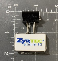 Zyrtec Brand Logo Pharmaceutical Advertising Binder Clip Sales Promotional Item