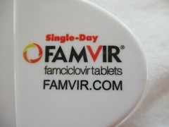 Vintage FAMVIR Stapler Drug Rep Pharma Advertising