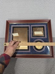 Pfizer Drug Company Framed Plaque Award Corporate Pharmaceutical Collectible