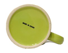 Zyrtec Cetirizine HCI Green Coffee Mug 10 oz Cup Ceramic Advertising