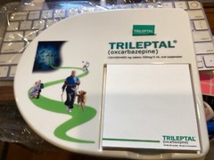 DRUG REP PROMO TRILEPTAL POST-IT NOTE HOLDER NOVARTIS NEW IN BOX