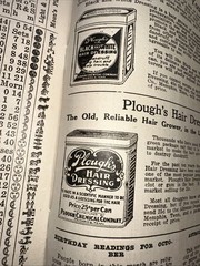 1921 Antique Horoscope Ploughs Black & White Almanac Catalogue Pamplet