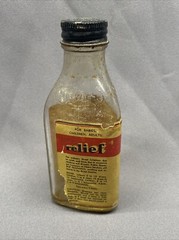 VINTAGE RESPAMOL PHARMACY MEDICINE GLASS BOTTLE 5.25″ NORWICH NEW YORK