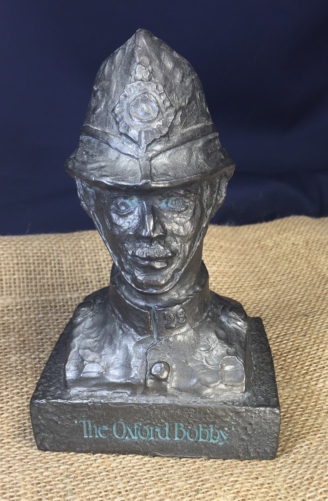 Vintage The Oxford Bobby Bust Statue Bristol Laboratories 1977 Tegopen