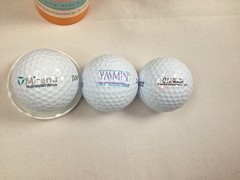 BERLEX GOLF BALLS YASMIN Drug Rep Pharmaceutical Promo Advertising UNIQUE & RARE
