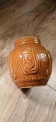 Secundum Artem Schering McCoy Ceramic Rx Apothecary Jar Vase Maimonides
