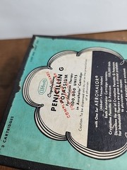 Vintage 1953 Abbott Laboratories Penicillin G Aerohaler Cartridges NO VIALS