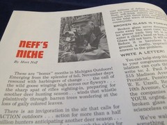 1966 Michigan Outdoors Club Digest w/Annual Fishing Contest Winners info B139
