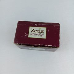 ZETIA Pharmaceutical Spinning Clock W/ Original Box & Directions desk clock