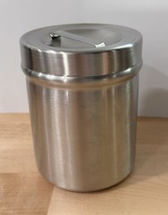 Vollrath stainless steel canister model 88010 Heavy duty Storage Container 5×4