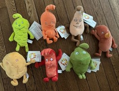 Vintage Pharmaceutical Drug Rep Actos Beanie Babies With Tags, 1 Is Missing Tags