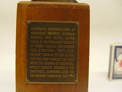 Vintage Rexall Drug Co 1958 Bronze Achievement Award
