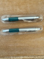 Namenda Heavy Metal Twist Pen w Stylus Drug Rep Pharmaceutical Promo NEW Writes