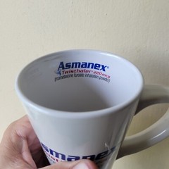Asmanex Asthma Drug Rep Advertising Coffee Mug Cup Pharma VERY RARE