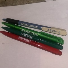 4 Pens. Viagra, Celebrex, Norvasc, Cardura DRUG REP. Pharmaceutical. Pfizer
