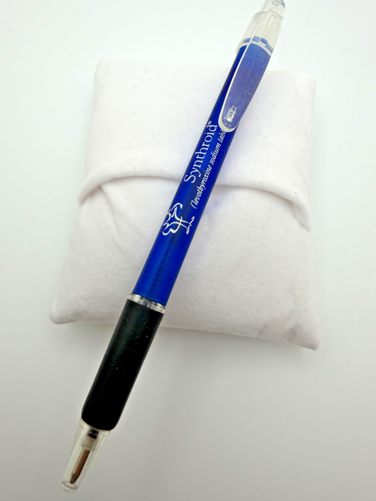 Synthroid Pharma Drug Rep Ballpoint Pen Tested Working 🖊️