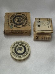 Vintage Dr. Pettit’s American Eye Salve w/ Original Box & Inserts 1946
