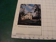 HIGH GRADE Vintage paper: 1966 PHARMACEUTICAL RESEARCH in I.C.I. 24pgs UNUSED