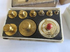 Rx, Pharmacy, Mini Weight Sets , Set of 2 Different Weights , Vintage , Rare