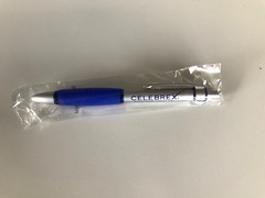Drug Rep CELEBREX Collectible Metal Pen with Blue Marble Design RARE