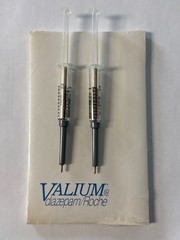 Vintage 1980’s Valium Roche Pharmaceutical Rep Advertisement Pens & Notepad-Rare