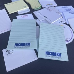 Lot Of 25 Drug Rep Pharmaceutical Partial Sticky Notes Notepads Ephemera Pharma