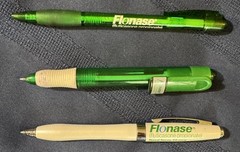FLONASE – Fluticasone Propionate Pharmaceutical PROMO Pens- Lot of 3
