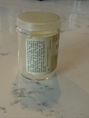 Vintage Tetrazets Lozenge Empty Prop Glass Bottle Merk Sharp & Dohme
