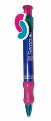 Drug Rep SEROQUEL Collectible Pharmaceutical Pen Large S-Logo Pocket Clip # 1