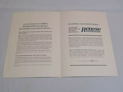 Renese Drug Pfizer Pharmaceutical Advertising Art Brochure 1963 Gerard Dou Woman