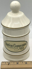 Vintage Darvocet-N 100 Apothecary Jar Lid Lofisa Mexico Darvon Compound 65