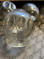 Vintage Medical Glass Cupping Therapy Jars (Set of 6)