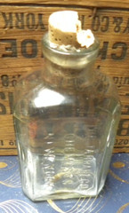 Antique Tarrant Co., New York Chemists Bottle Clear Glass 5 3/8″