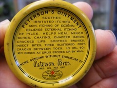 Antique Vtg Medical Dental Pharmacy – Peterson Co. Buffalo NY Ointment Tin